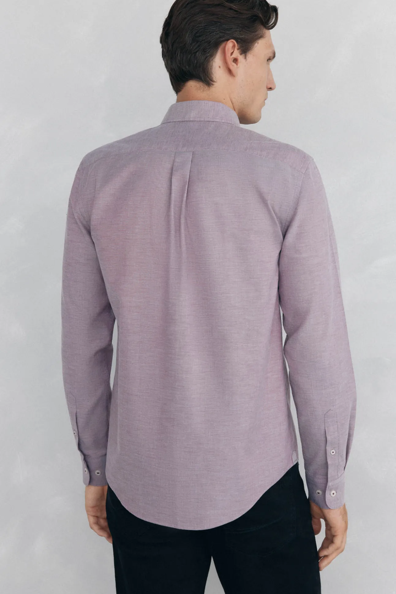 Camisa non iron oxford liso