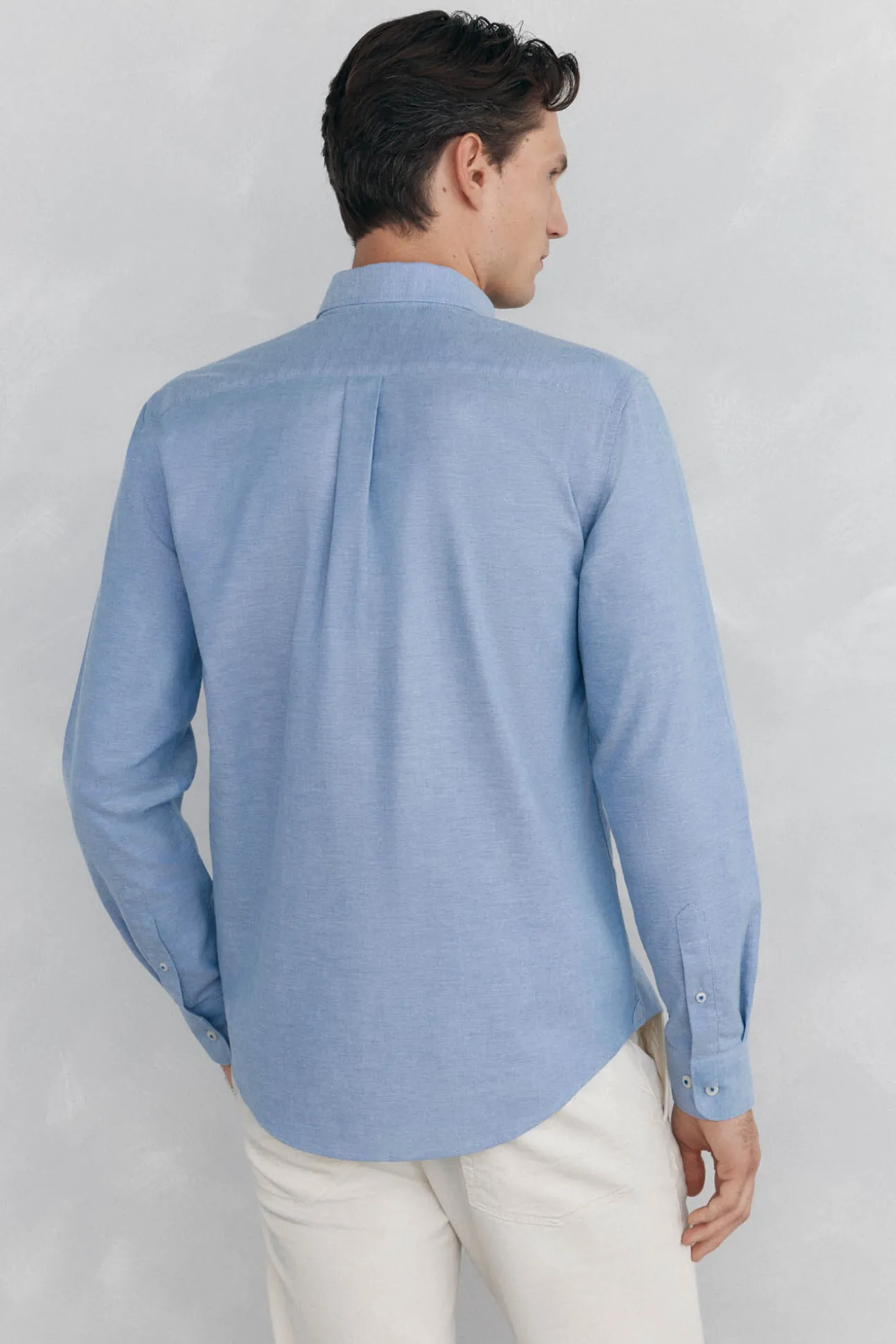 Camisa non iron oxford liso