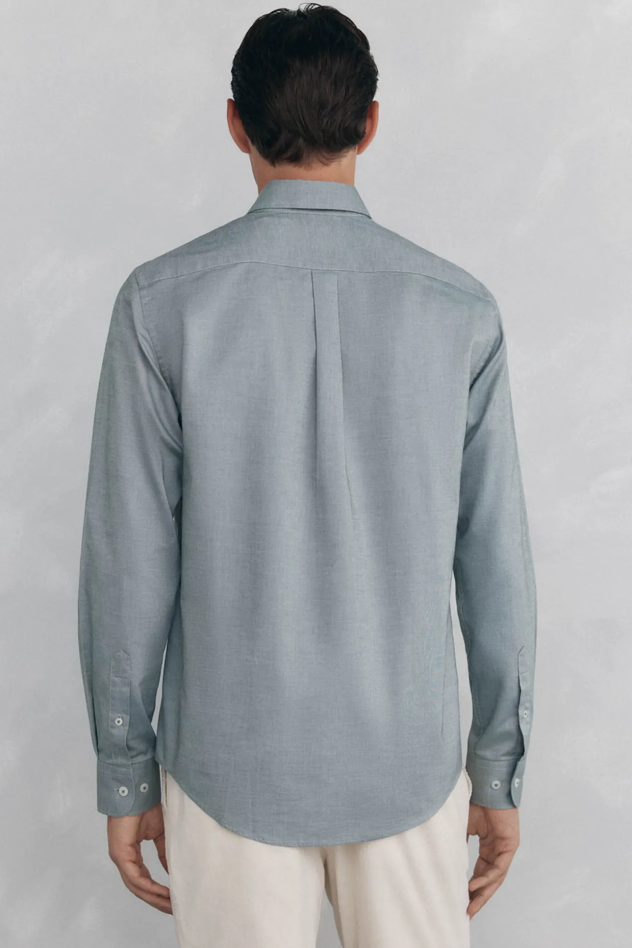 Camisa non iron oxford liso