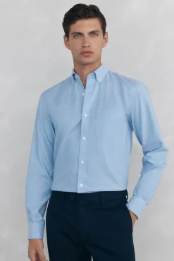 Camisa non iron oxford liso