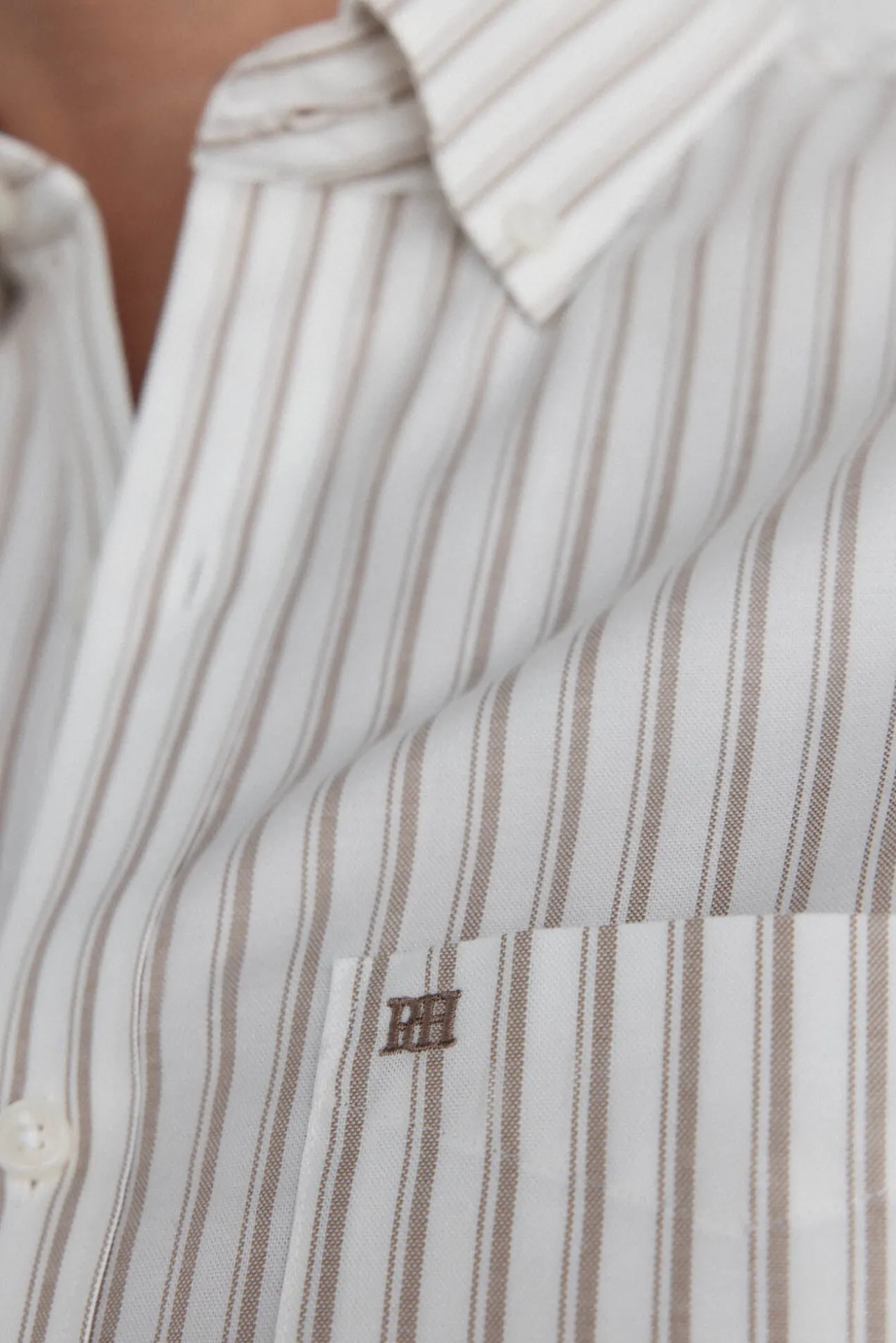 Camisa non iron oxford rayas