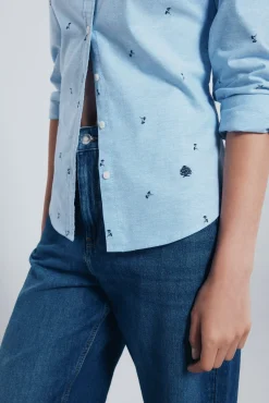 Camisa Oxford algodón