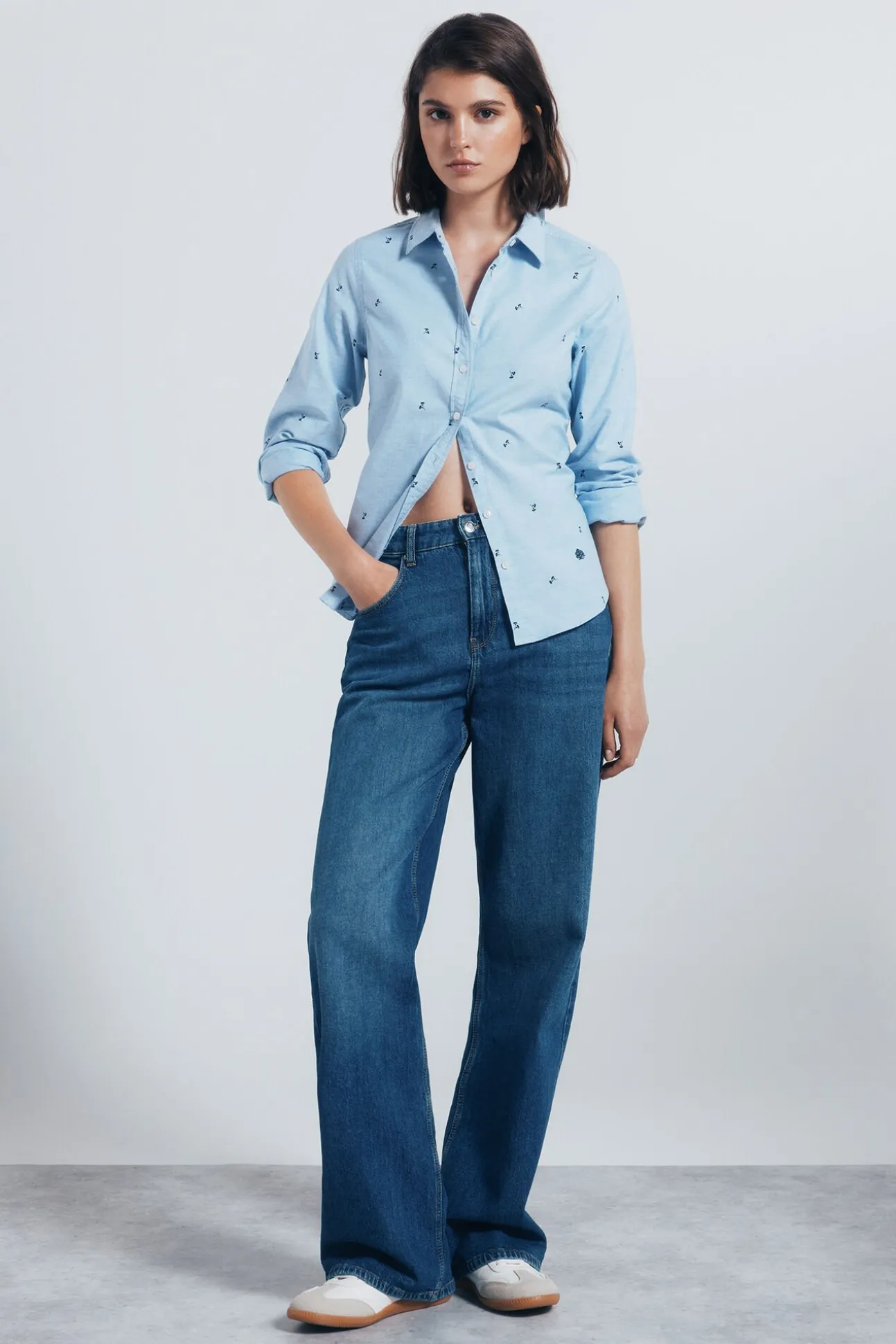 Camisa Oxford algodón