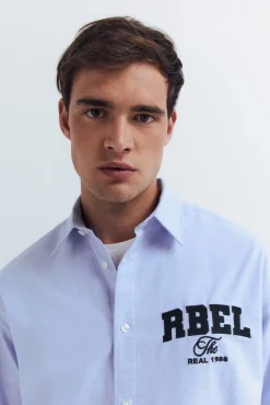 Camisa oxford bordado