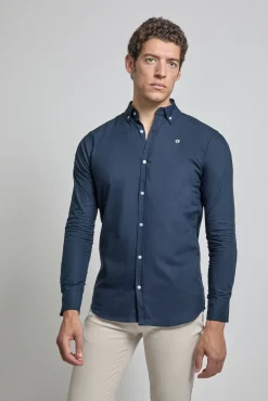 Camisa Oxford con logo