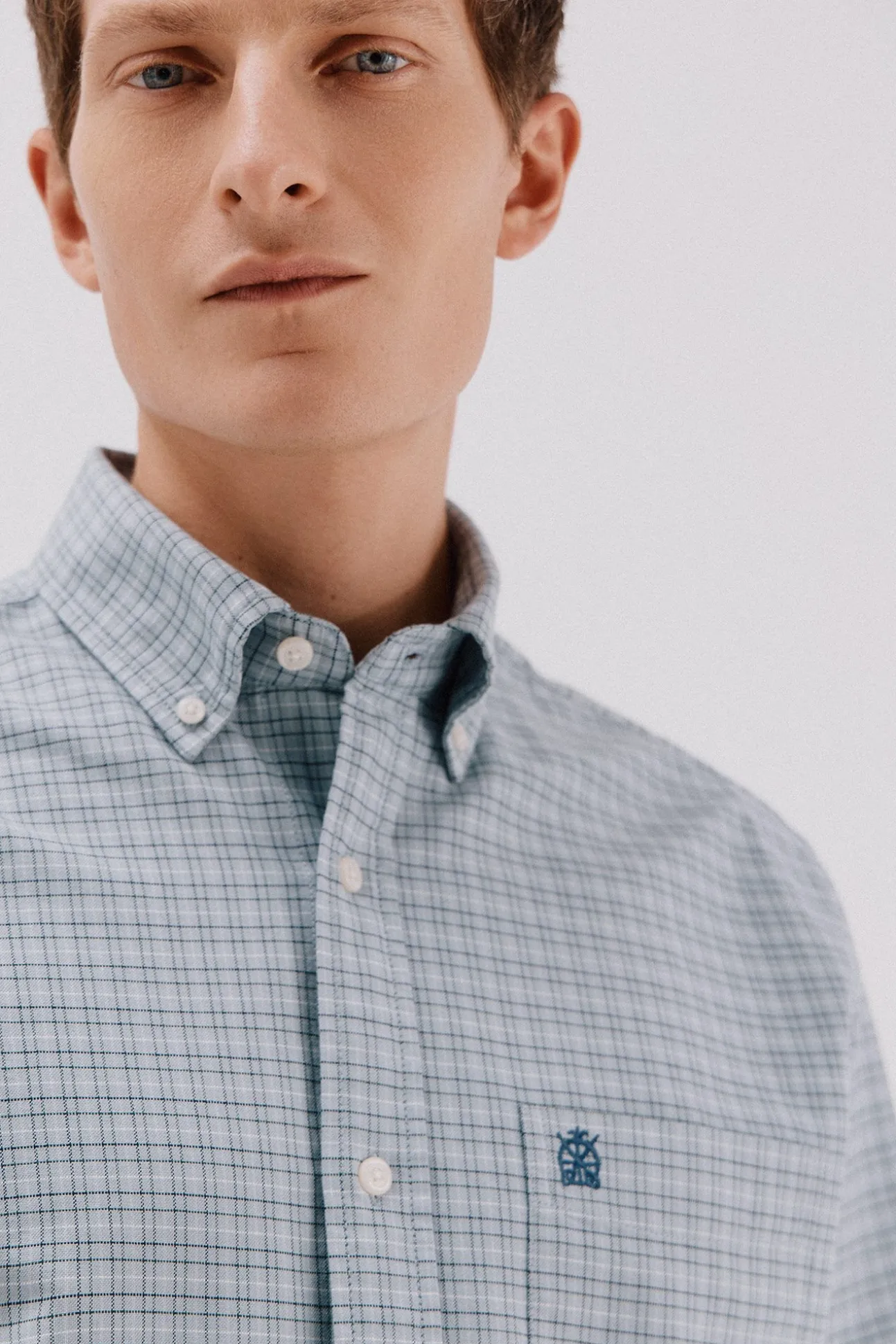 Camisa oxford cuadros