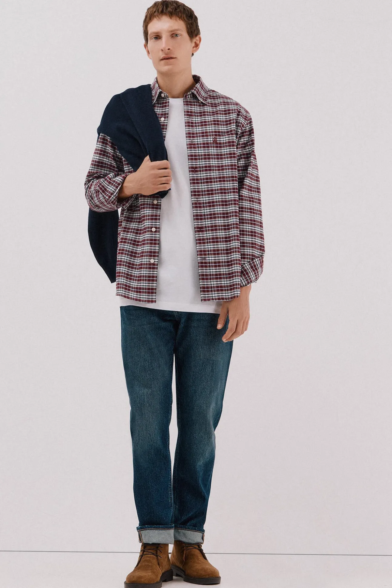 Camisa oxford cuadros