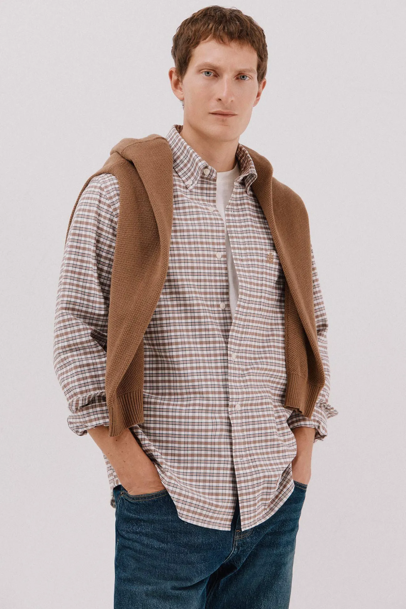 Camisa oxford cuadros