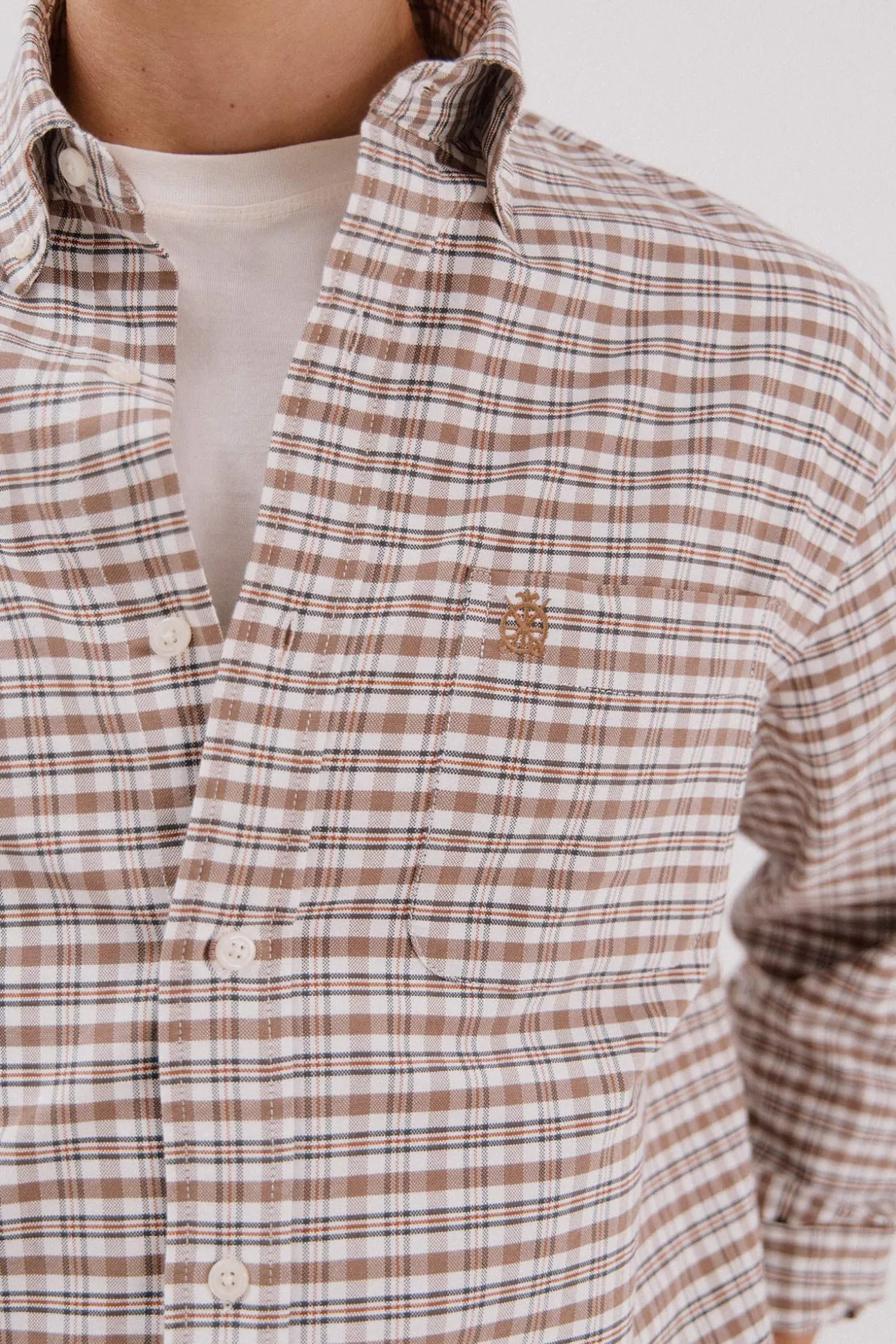 Camisa oxford cuadros