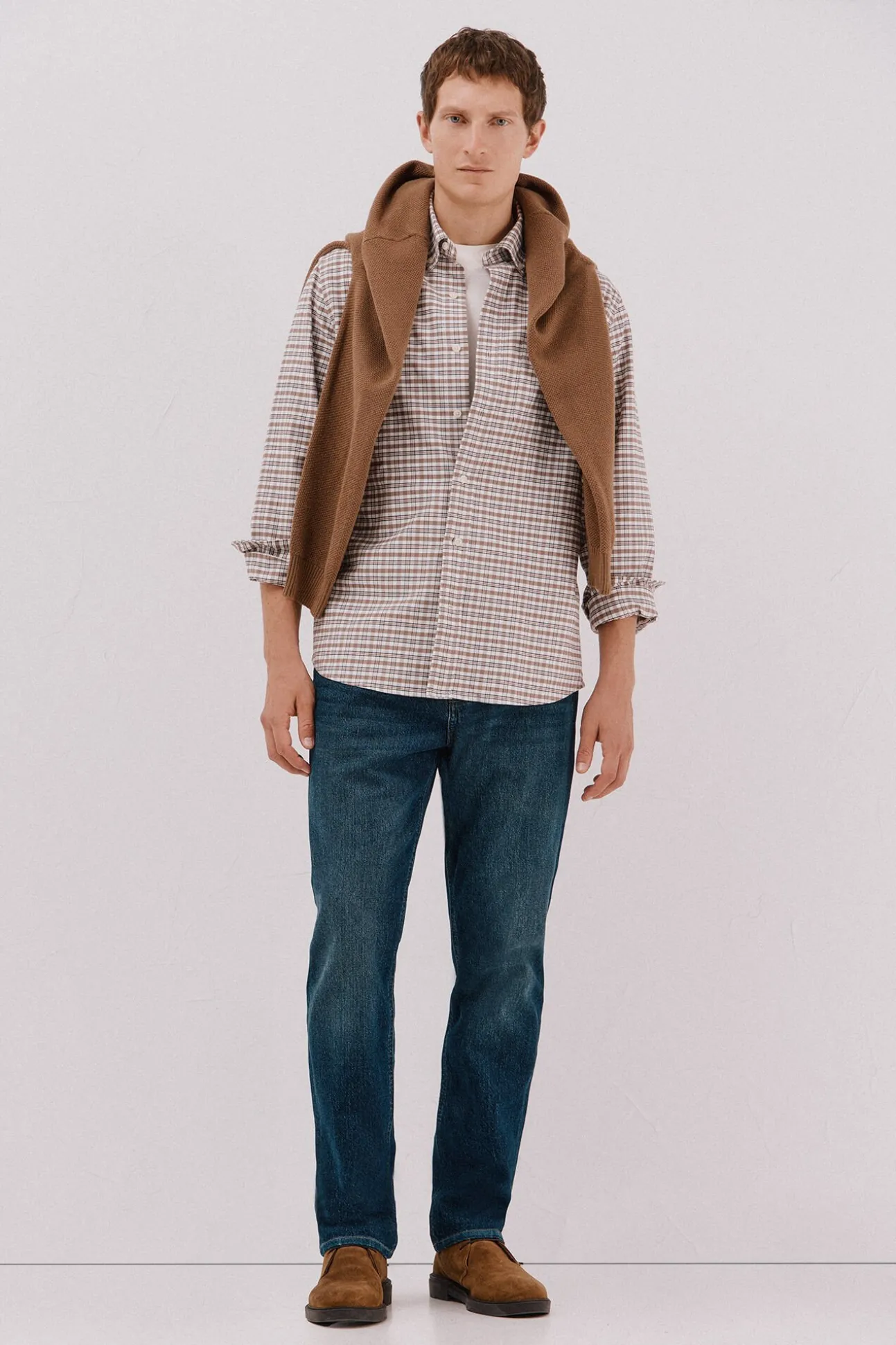 Camisa oxford cuadros