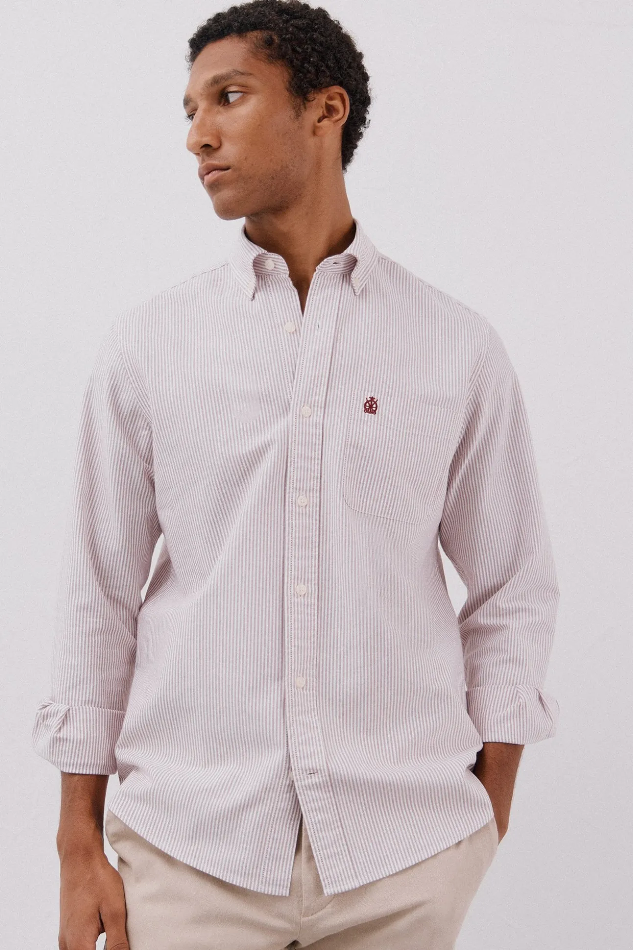 Camisa oxford raya candela