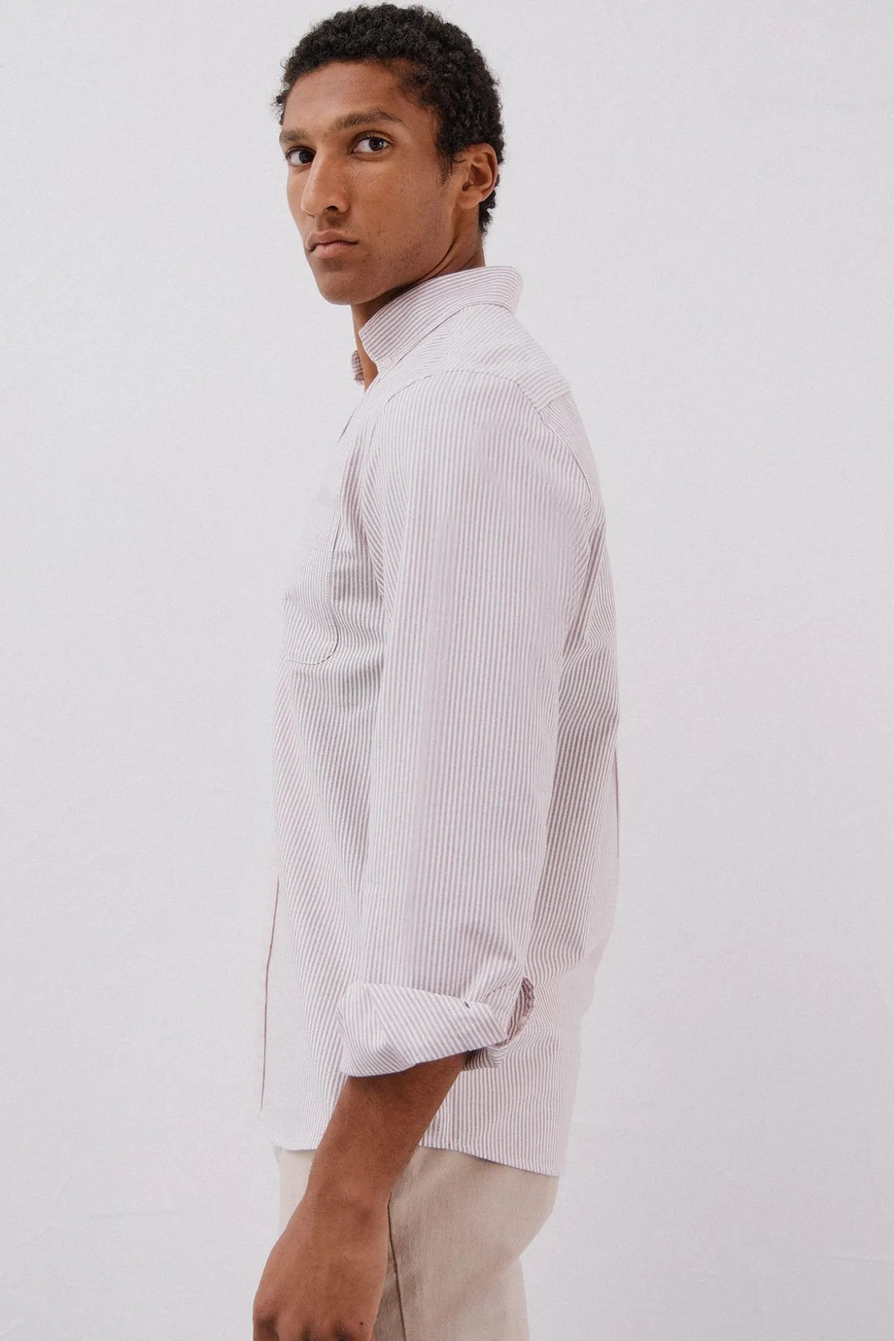 Camisa oxford raya candela