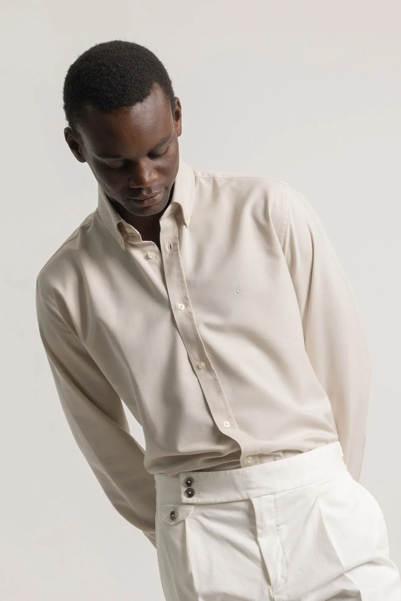 Camisa oxford slim fit