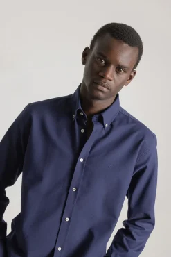 Camisa oxford slim fit