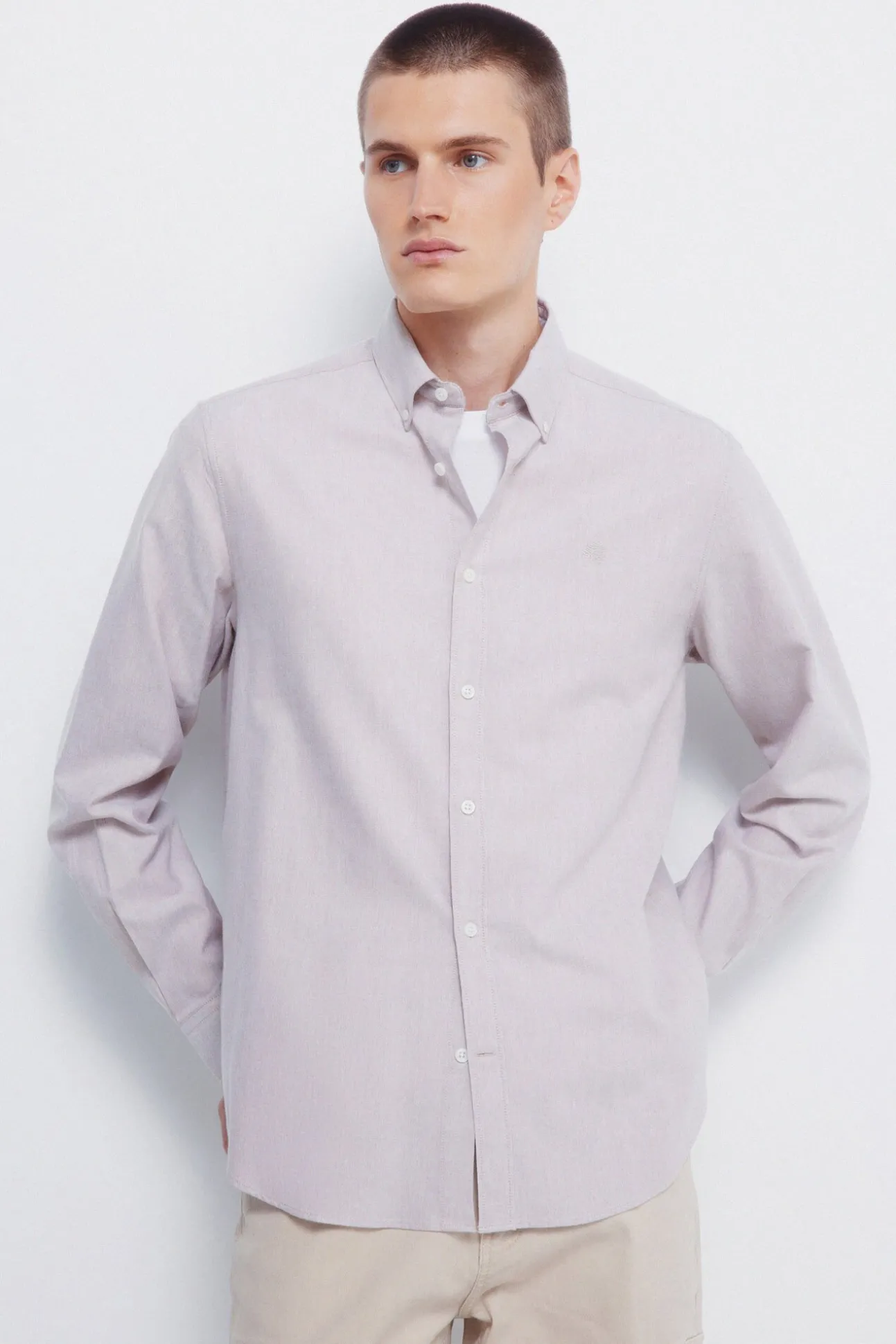 Camisa oxford tencel