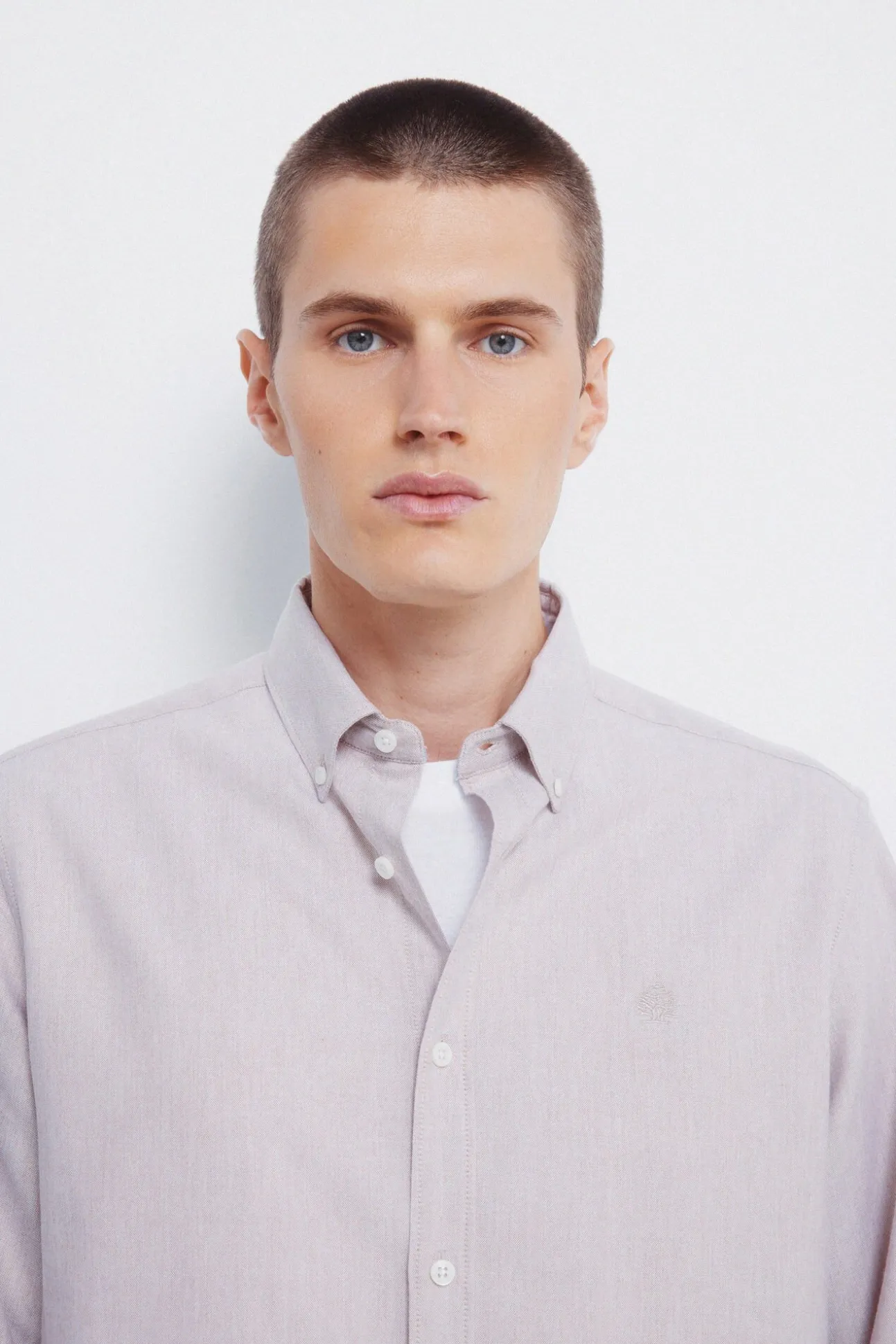 Camisa oxford tencel