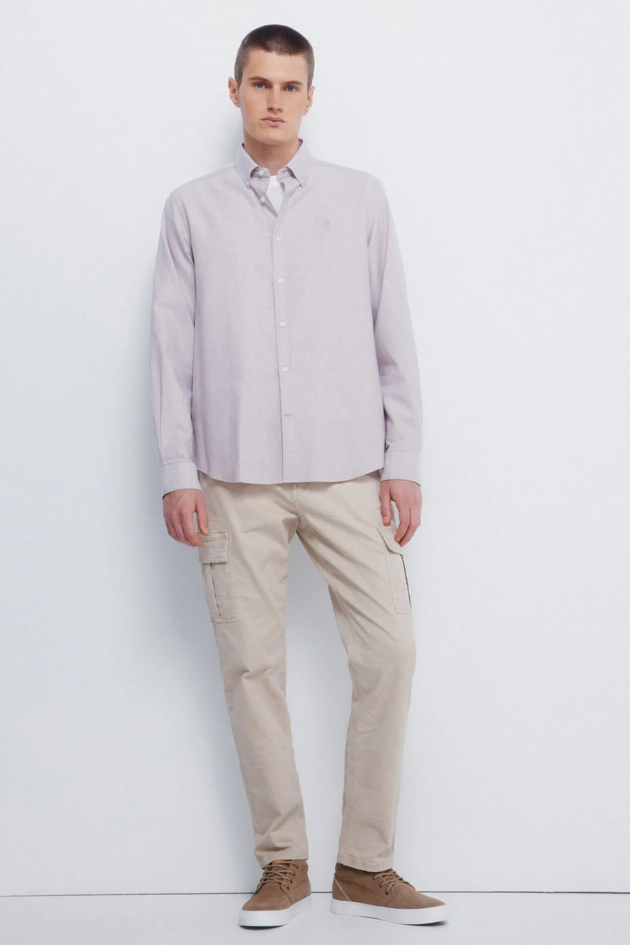 Camisa oxford tencel