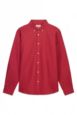 Camisa oxford tinte en prenda