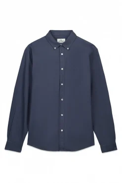 Camisa oxford tinte en prenda