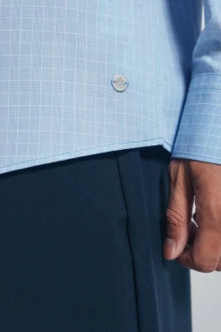 Camisa popelín cuadros