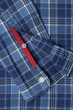 Camisa Popelín Cuadros Fit Regular