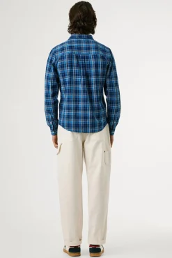 Camisa Popelín Cuadros Fit Regular