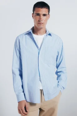 Camisa popelín rayas