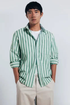 Camisa popelín rayas