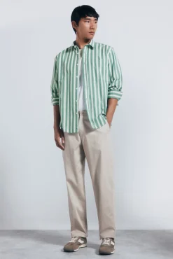 Camisa popelín rayas