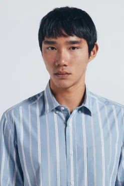 Camisa popelín rayas