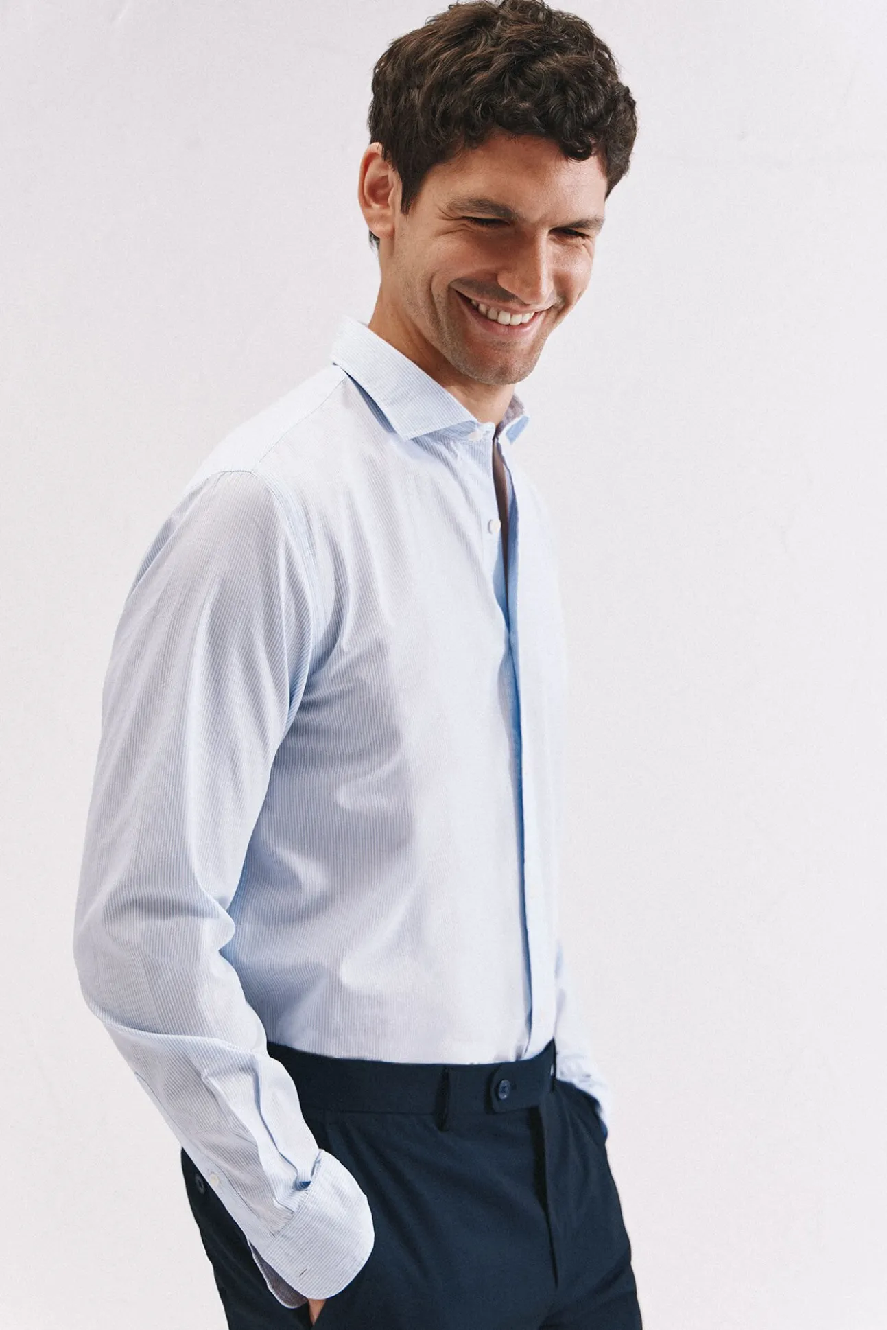 Camisa rayas algodón