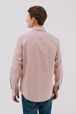Camisa rayas algodón tencel
