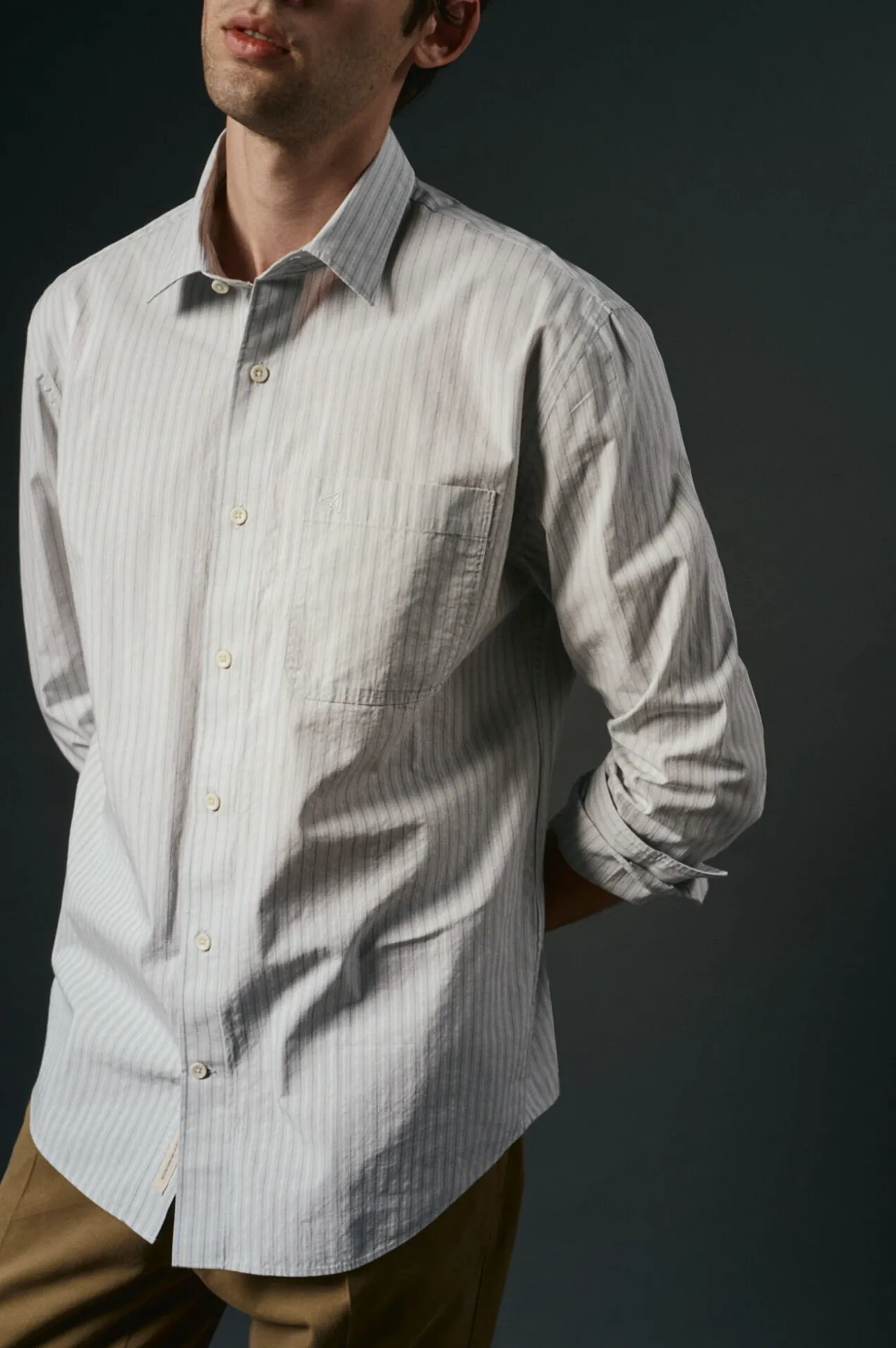 Camisa rayas estructura