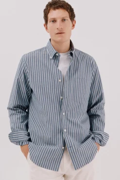 Camisa rayas popelín