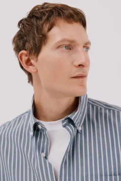 Camisa rayas popelín