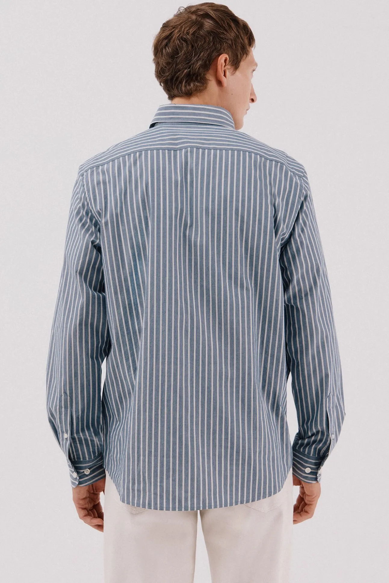 Camisa rayas popelín