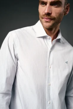 Camisa rayas popelín