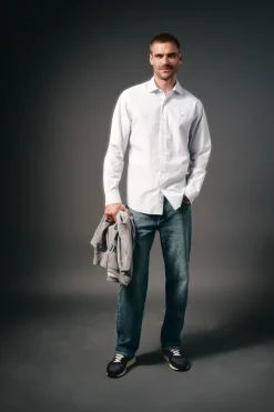 Camisa rayas popelín