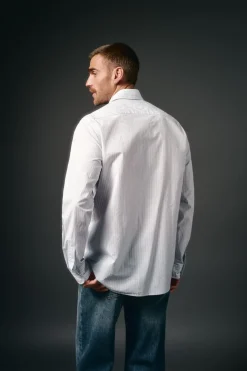 Camisa rayas popelín