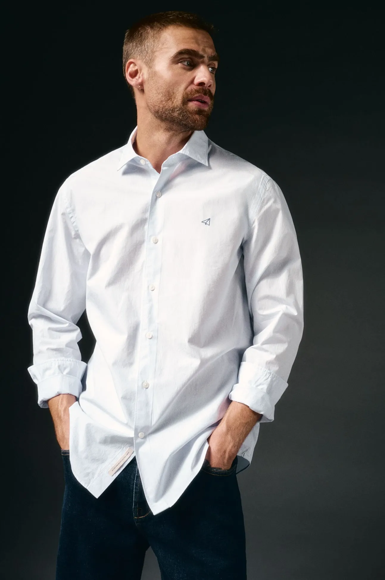 Camisa rayas popelín