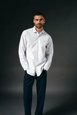 Camisa rayas popelín