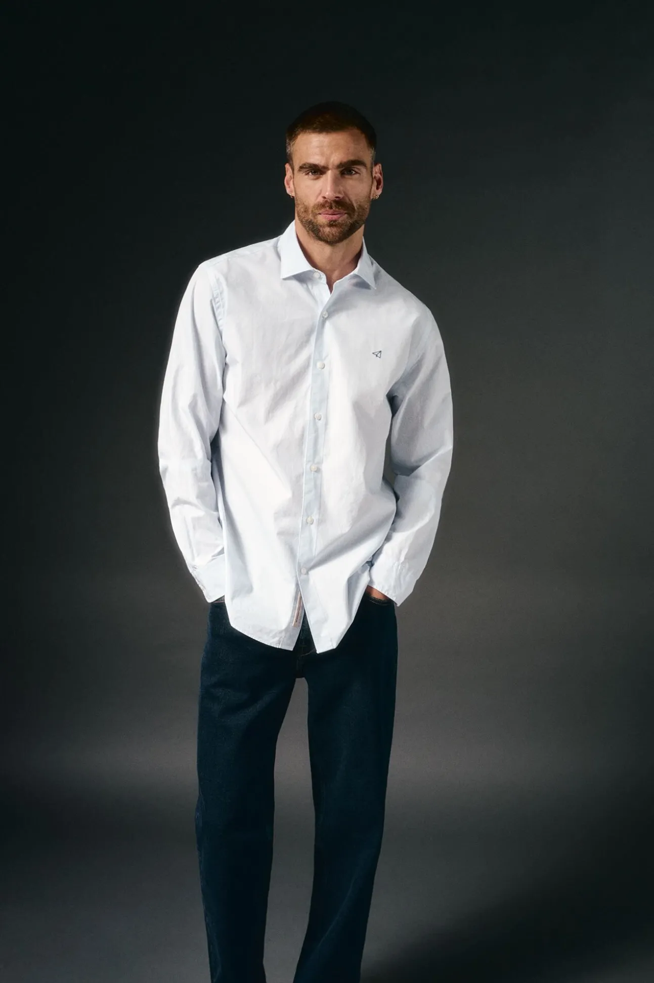 Camisa rayas popelín