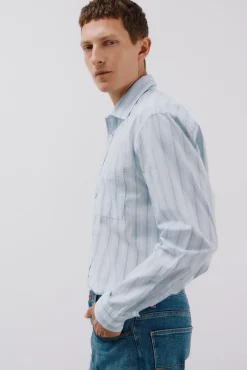 Camisa rayas popelín