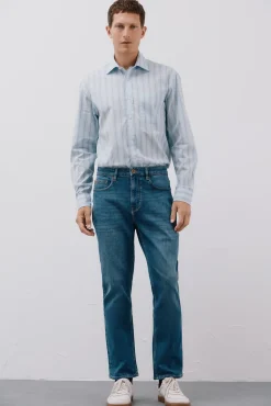 Camisa rayas popelín