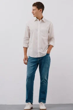 Camisa rayas popelín