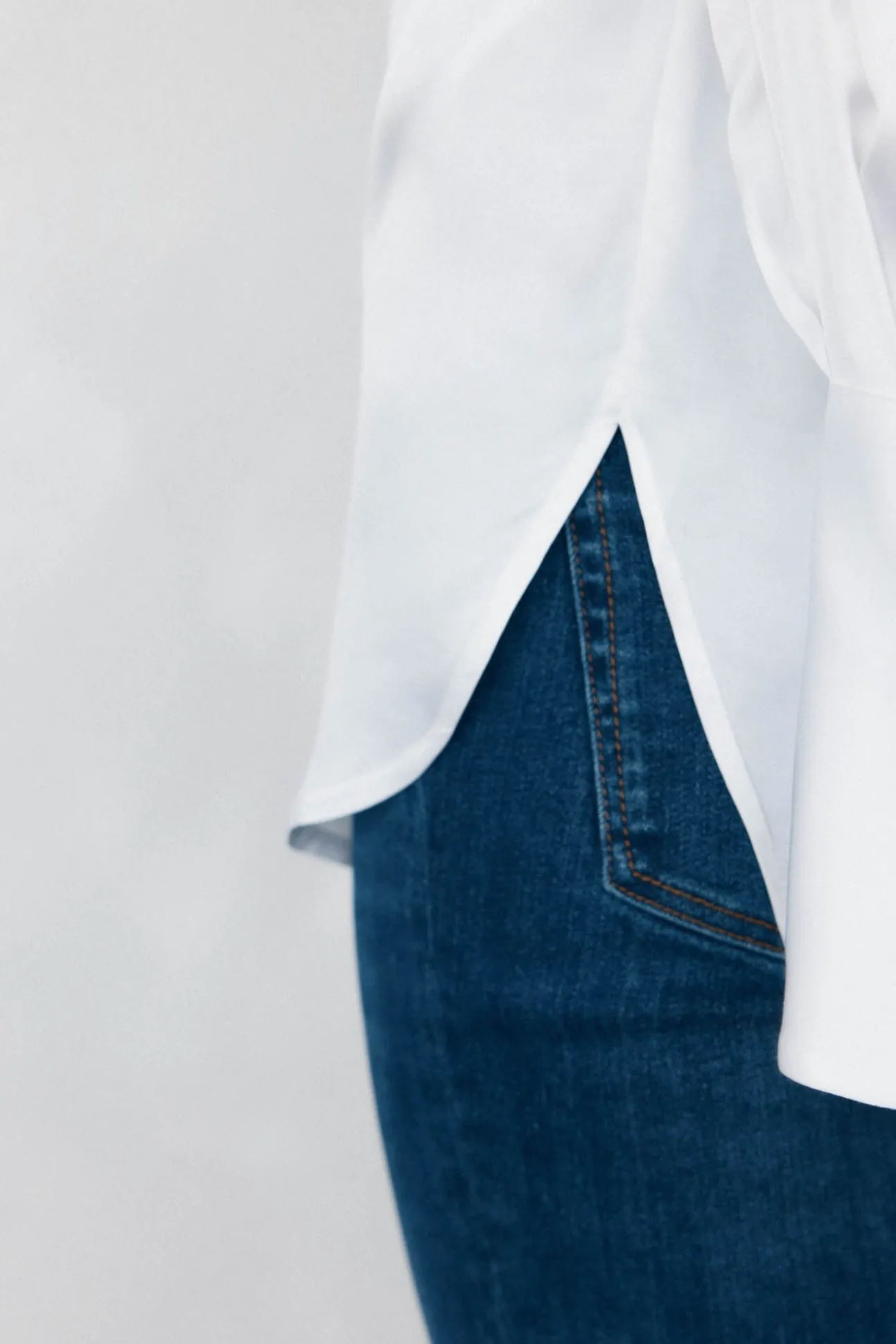 Camisa satén oversize