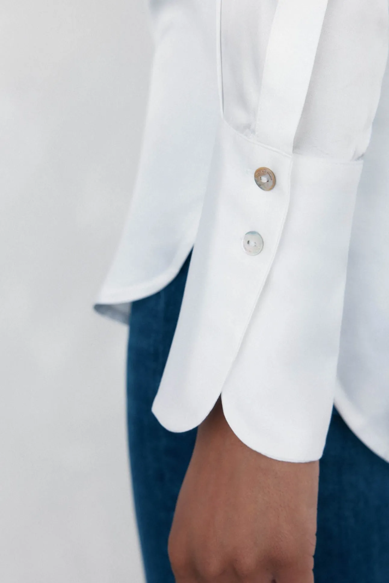 Camisa satén oversize