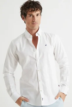 Camisa Slim Fit Oxford
