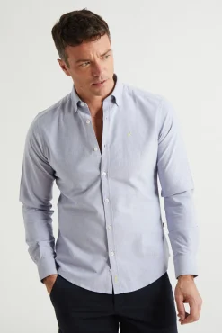 Camisa Slim Fit Oxford