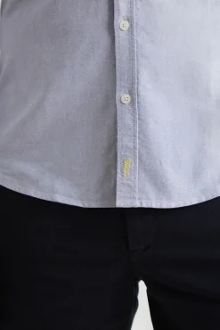 Camisa Slim Fit Oxford